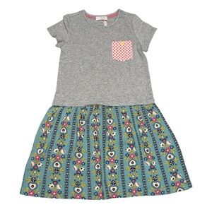 NWT Matilda Jane 435 Once Upon A Time Curtsy Dress Size 8 Floral Short Sleeve